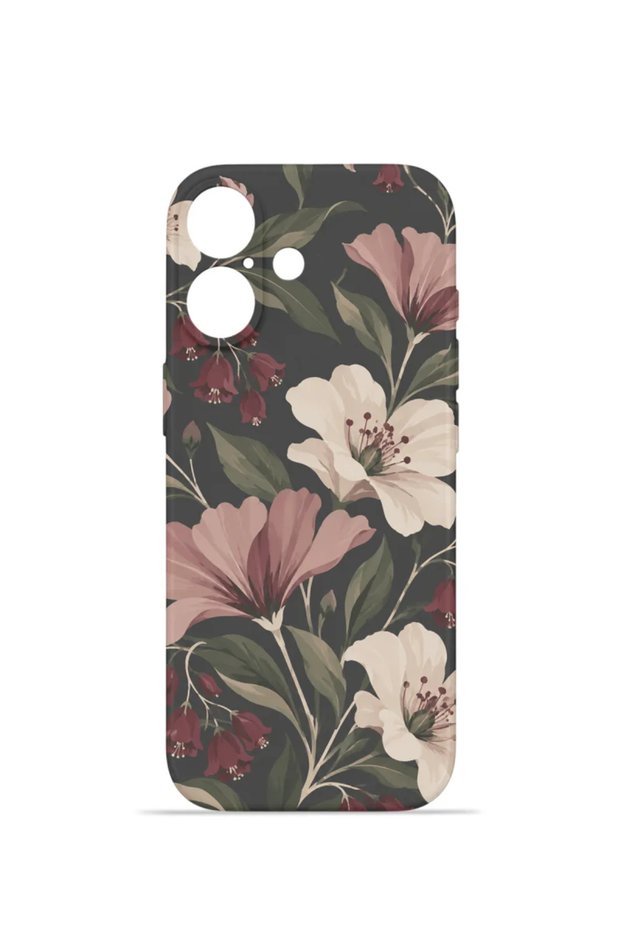 غطاء حماية للكاميرا من نوع "فوريان ميكا" لهاتف iPhone 17، تصميم "ميدنايت بلومز".