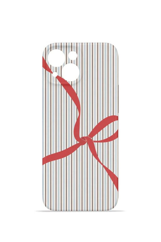 iPhone 15 Vorian Mika Camera Protective Case, Tied Stripe Design.