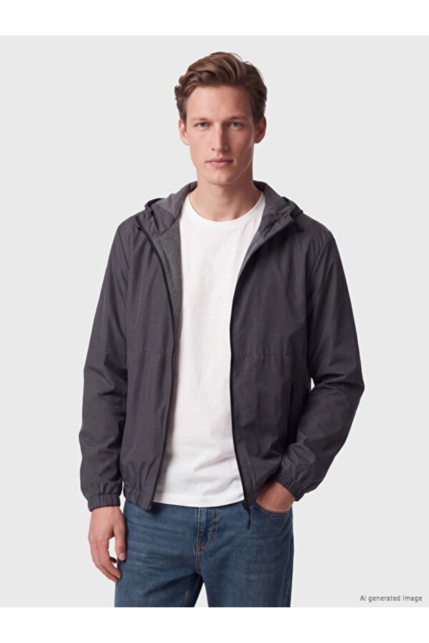 Timeless Clothing & Timeless Choices Hooded Water Repellent Men's Raincoat