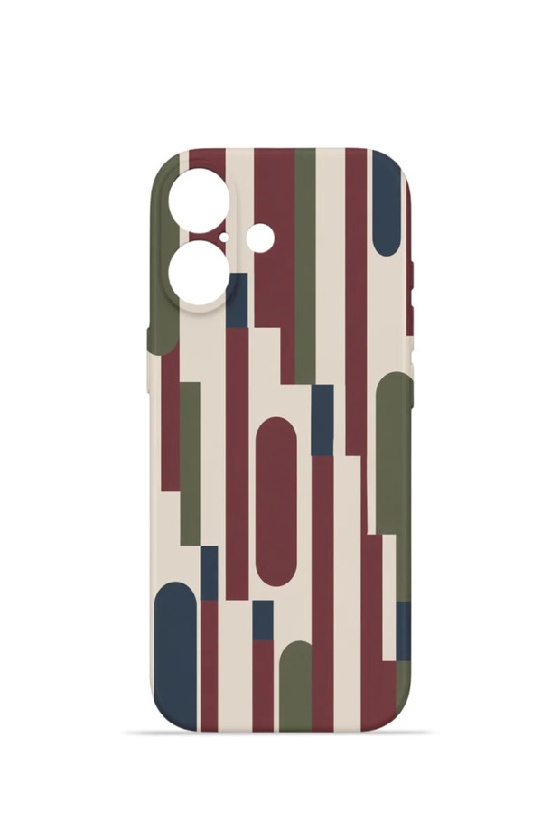 iPhone 17 Vorian Mika Camera Protective Case, Burgundy Rhythm.