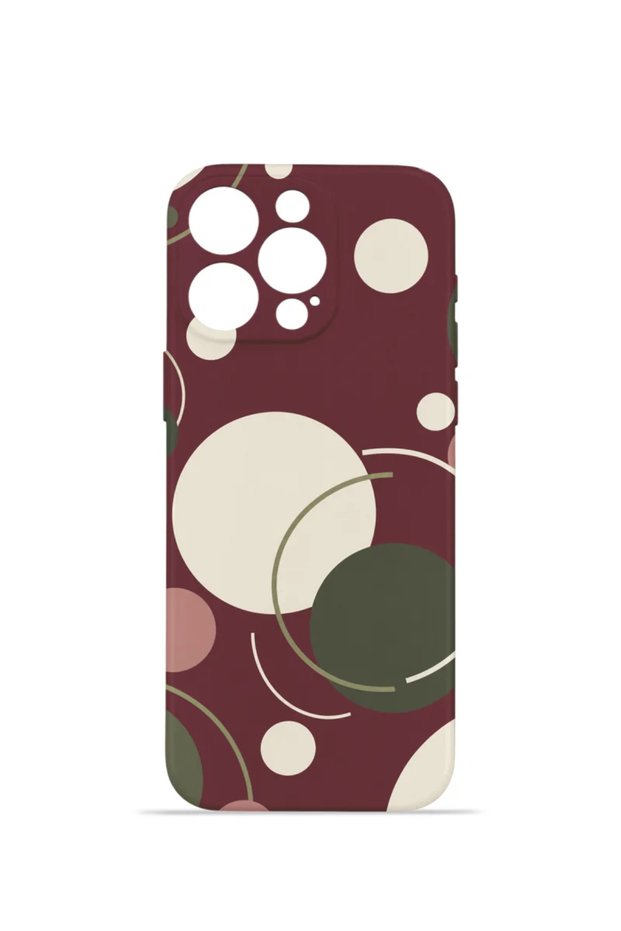 iPhone 13 Pro Vorian Camera Protective Case, Merlot Orbit.