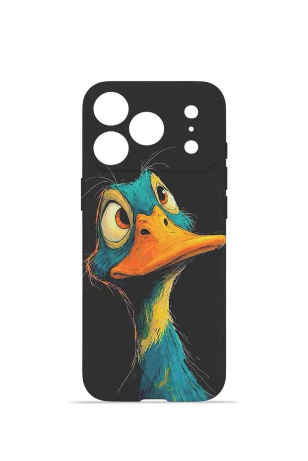 iPhone 17 Pro Vorian Mika Camera Protective Case, Neon Duck Design.