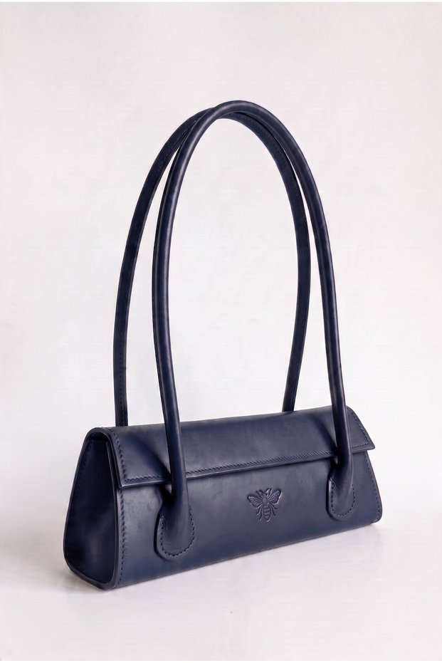 Liakos Model Women's Shoulder Bag – Stylish Navy Design.