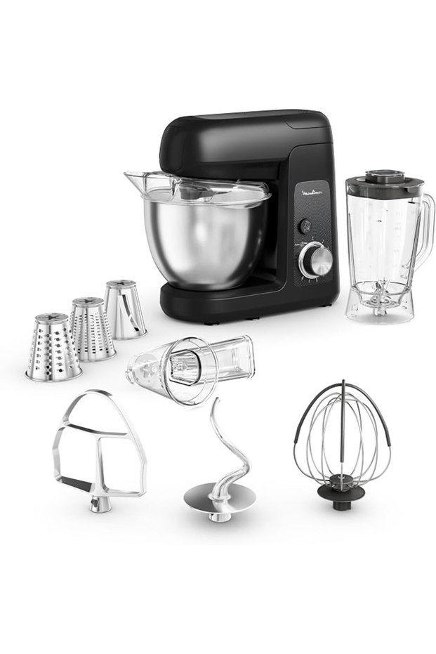 خلاط Moulinex Bake Partner | آلة المطبخ | 1100 واط | أداء متين | بايك جود أكسسو