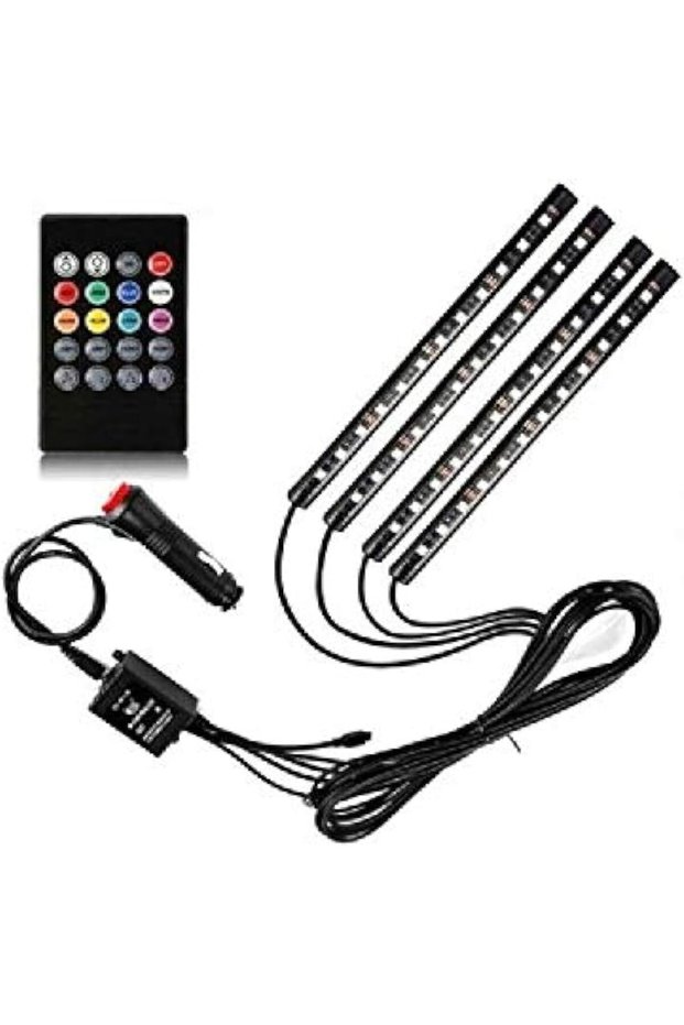 Car led - Sensitive Music - Remote Control - 8 colors