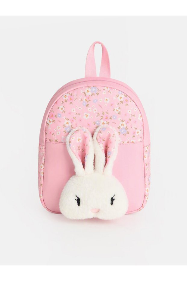 Rmz Gi̇yi̇m Farki̇yla Girl's Backpack with Rabbit Figure