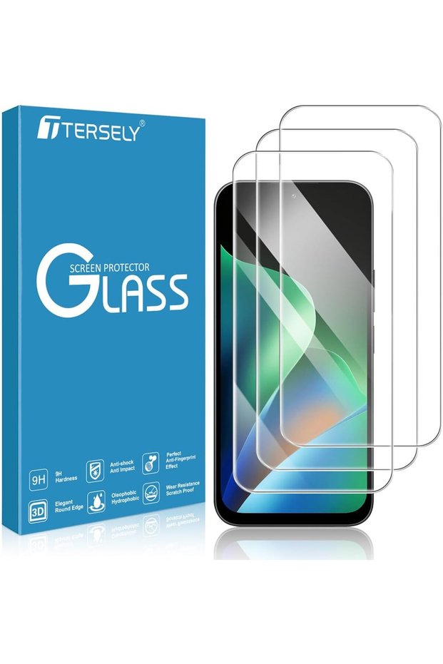 3 Pack Tempered Glass Screen Protector for Xiaomi Redmi 17
