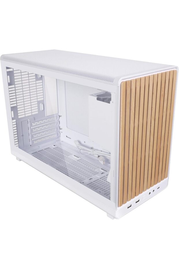 A3-26.3L Micro Form Factor Chassis - Wood Front & Side Tempered Glass Panel - Supports 360mm AIO-Mod