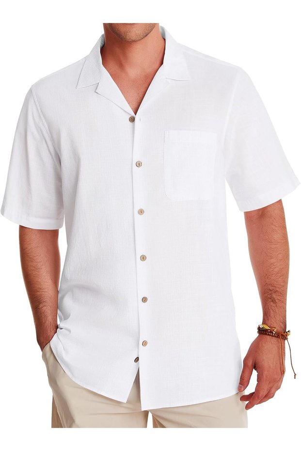 قميص رجالي بأزرار أمامية Ag-xxdx-yp01 (عبوة من قطعة واحدة)