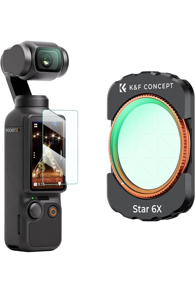 فلتر نجمي مغناطيسي متوافق مع DJI Osmo Pocket 4/3