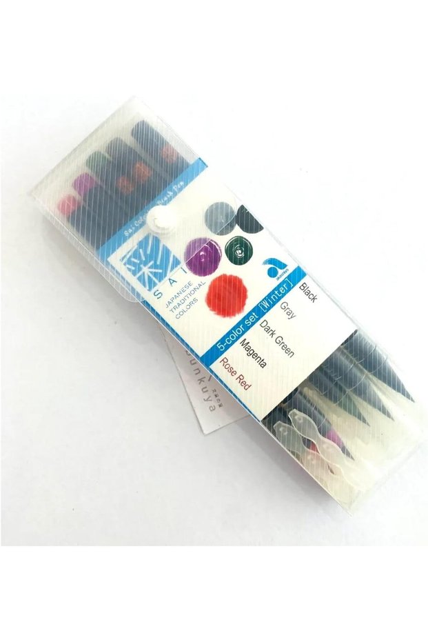 AKASHIYA SAI Colouring Brush Pen Set -D
