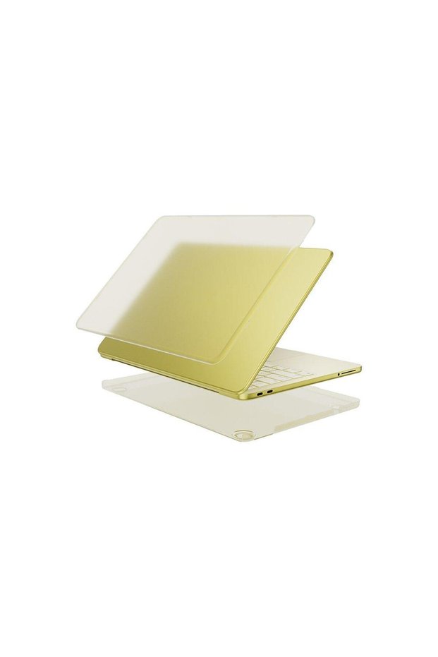 Touga Opaline Hardshell Case For Macbook Neo 13" (A18 Pro) - Frost Matte Yellow