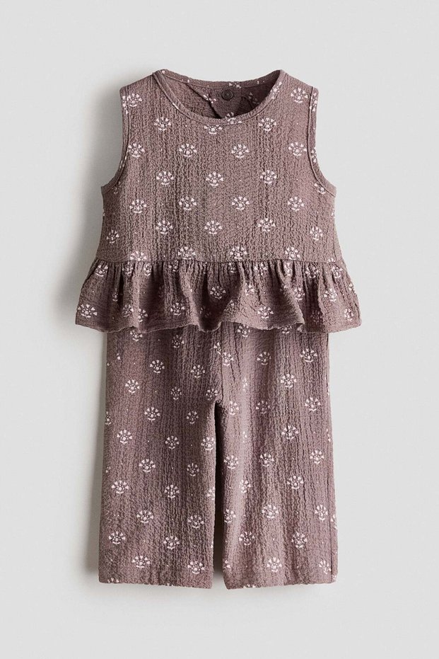 2-piece top and trousers set