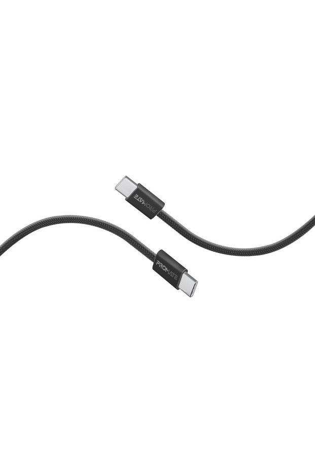 USB-C Charging Cable,Powerful Sync,Charge-Type-C (Type-C, Black, 120 cm)