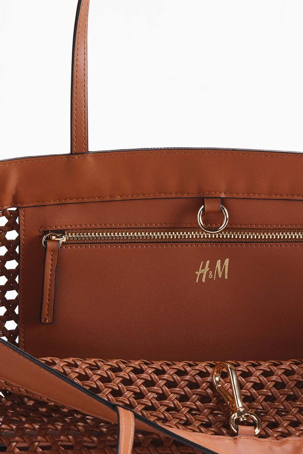 Lattice-weave shopper