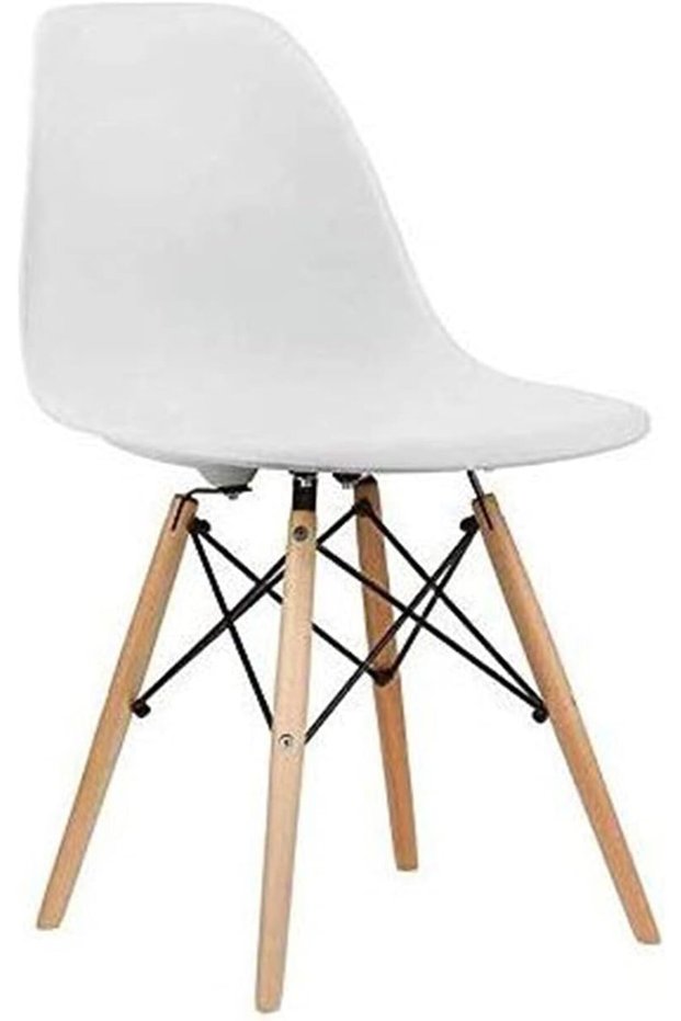 Mahmayi Dining Chair - White & Beige
