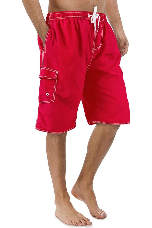 Men Trunk Style Swim Trunks