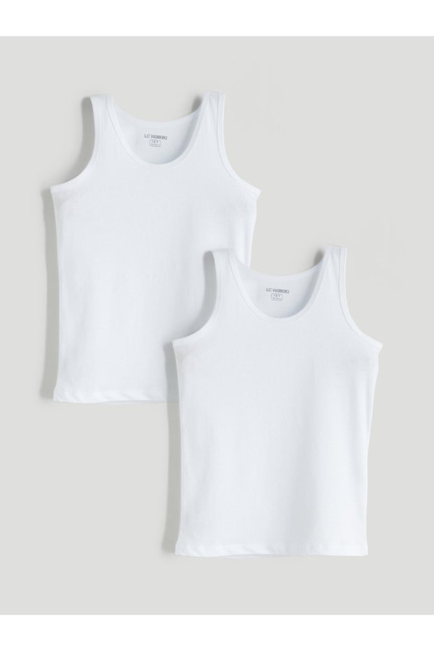 Esvab • Modern & Distinctive Zero Roba Collar Boys' Undershirt 2-Pack