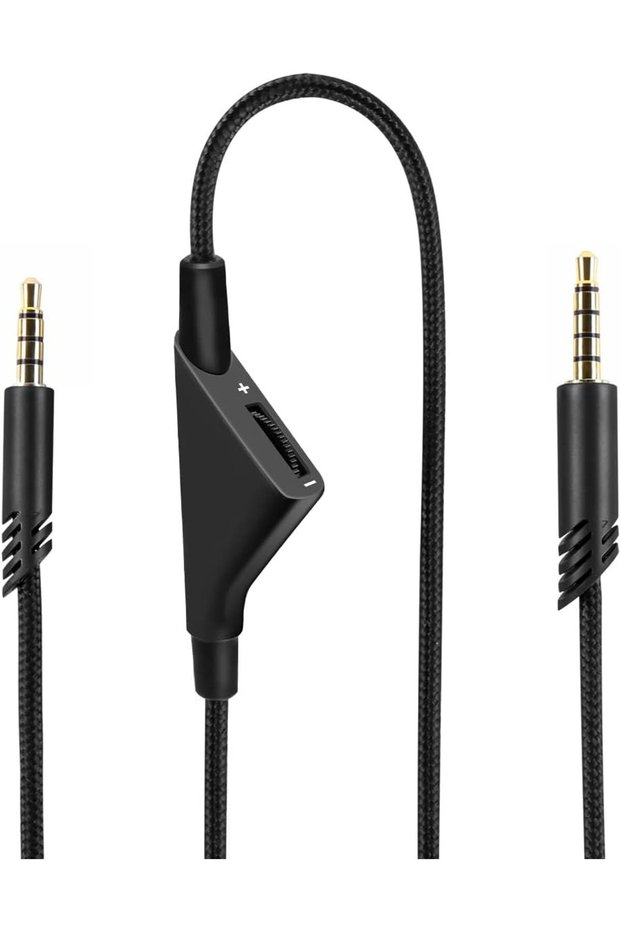 سلك بديل A10 متوافق مع سماعة الرأس Astro A10، كابل صوت A10 مع التحكم في مستوى الصوت لسماعة Astro A10.