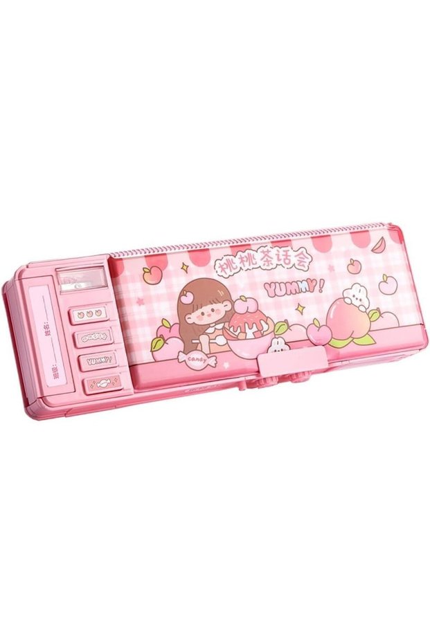 Pop up Multifunction Pencil Case Cartoon Pen Box Organizer Cute Pencil Box with Password Lock, Sharp