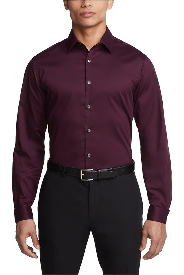Flex Collar Slim Fit Stretch Dress Shirt