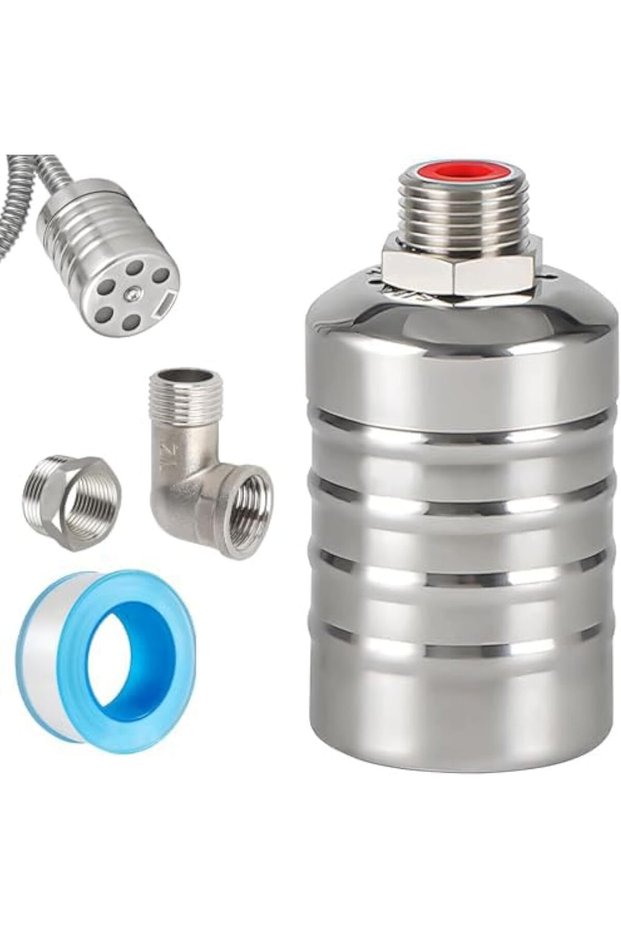 Automatic Water Level Control Float Valve, 1/2" 3/4" 304 Stainless Steel Mini Float Valve, Suitable