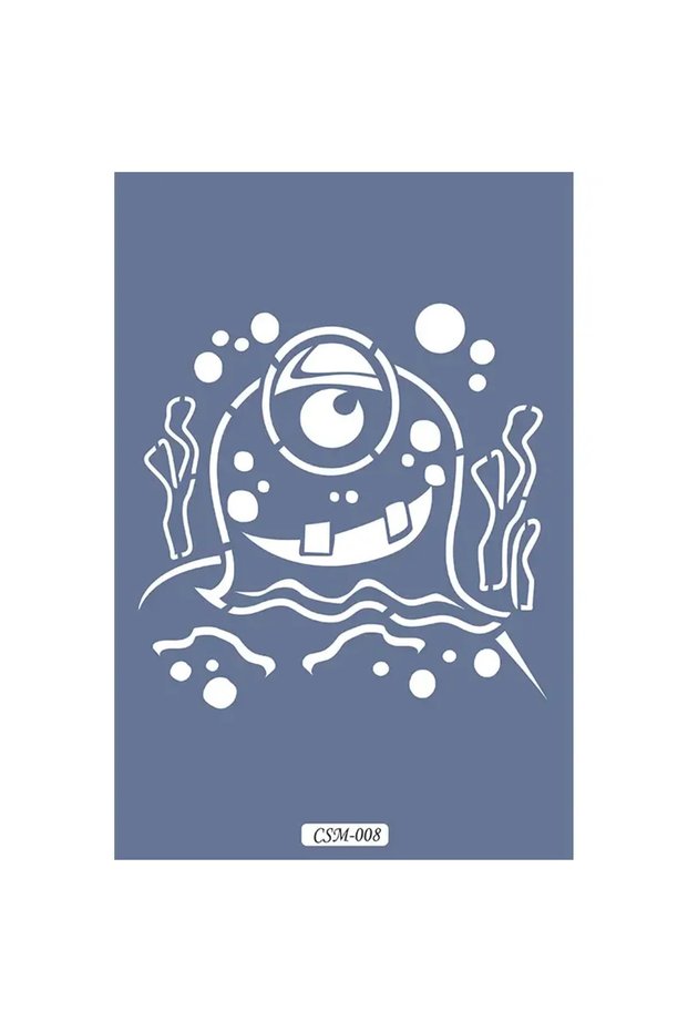 Cute Creatures Children's Stencil 15x15 cm CSM08