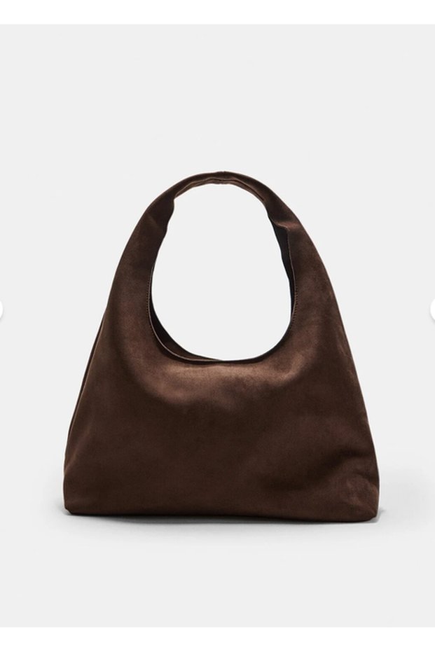 Zippered Casual Hobo Shoulder Bag