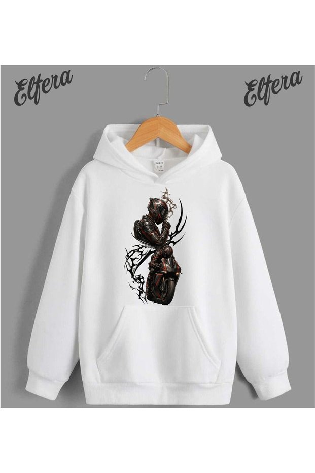Gothic Biker PRINTED UNISEX HOODIE