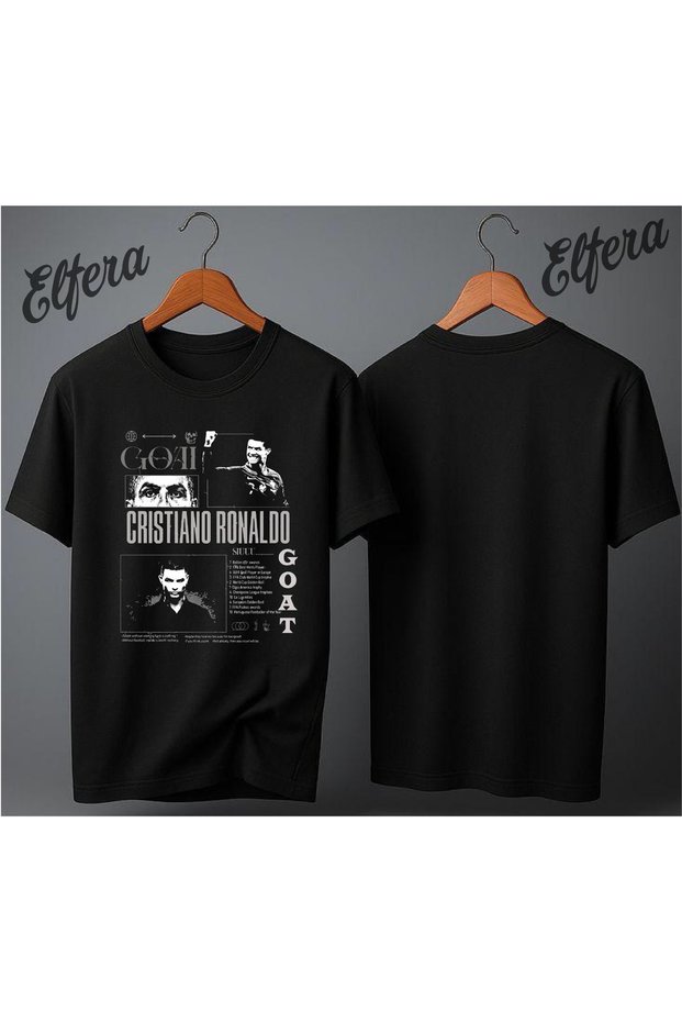 Cristiano Ronaldo "GOAT" PRINTED UNISEX T-SHIRT