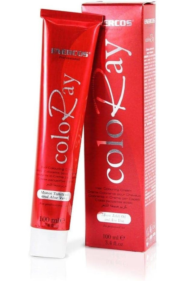 Professional Coloray Permanent Hair Color Cream, Shine & Silky Touch, Long Lasting, #01, Black, 100ml