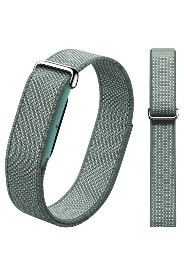 For Fitbit Air Sage Green Nylon Strap For Google Fitbit Air Ultra-Slim Feather-Light Breathable Quic