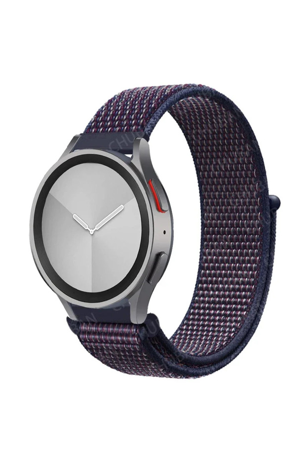 20mm watch band 24 Indigo Nylon loop Band For Samsung Galaxy Watch 7 FE 6/5/pro/4/Classic/active 2 4