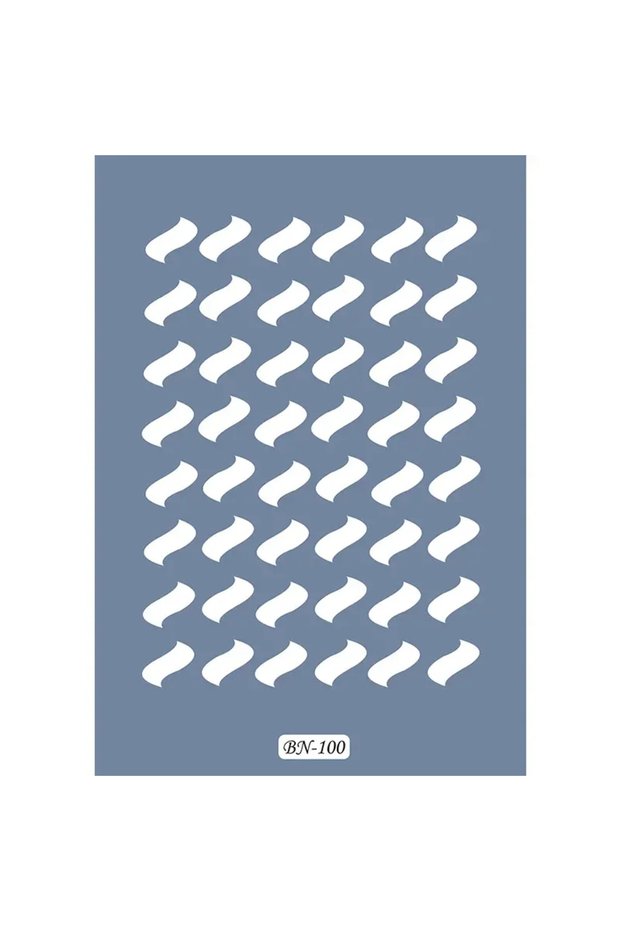 Wavy Line Modal Stencil Model BN100 25x35 BN Series