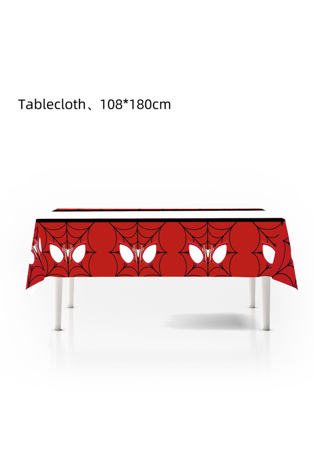 other 1pcs tablecloth Mask Spider Hero Birthday Party Supplies Tableware Kit Plates Cups Tabl
