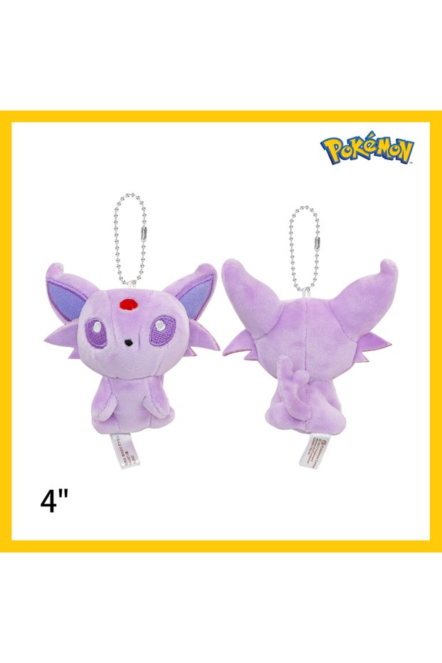 Espeon 4 inch Mimikyu Eevee Plush Keychain Pocket Monster Cos Eeveelution Snorlax Doll Anime