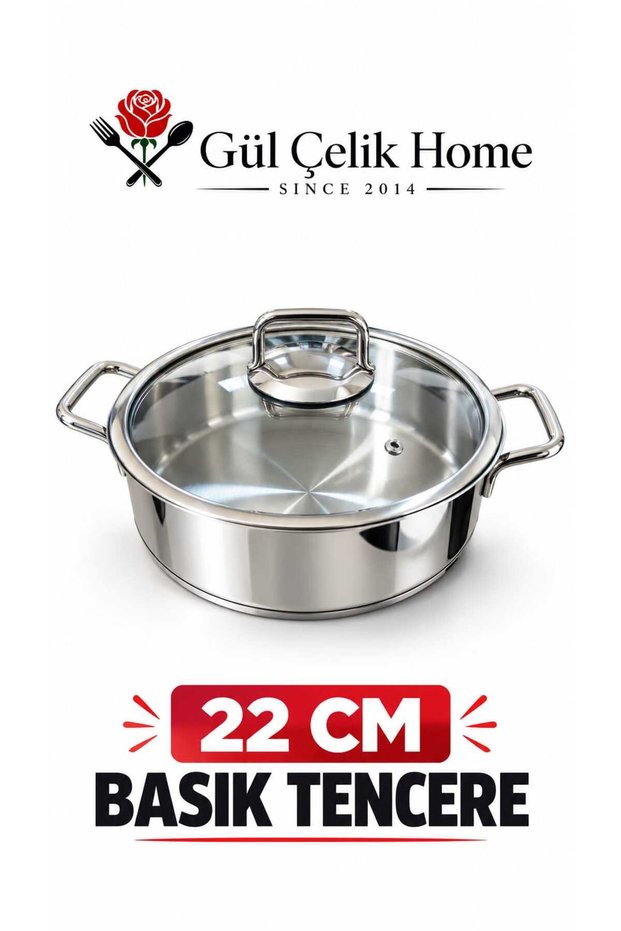 22 cm Flat Pot