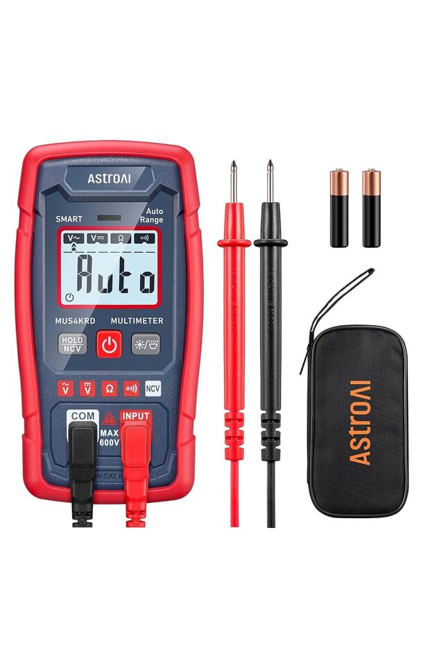 Multimeter Tester 4000 Counts, Smart Measuring Mode Functions