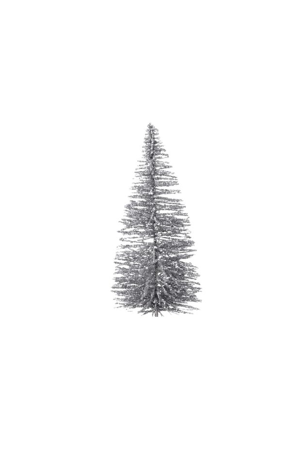 New Year's-Themed Cake Topping: 100 Snow-Covered Trees