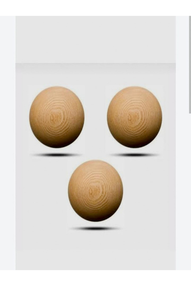 Wooden Spheres, 70 mm in diameter, 10 pieces