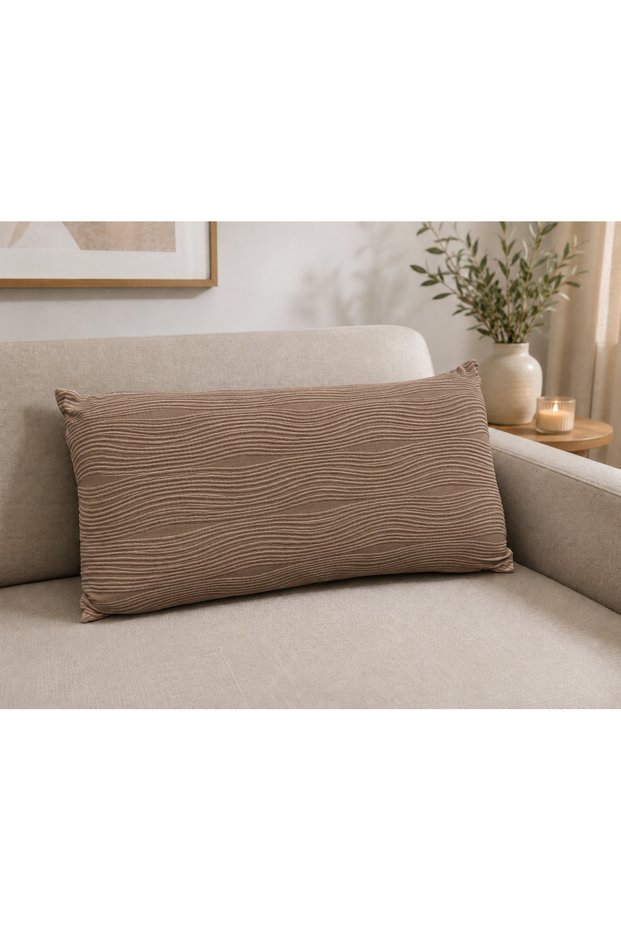 Throw Pillow Cover Back Cushion Cover Flexible Fabric– 45X90Cm