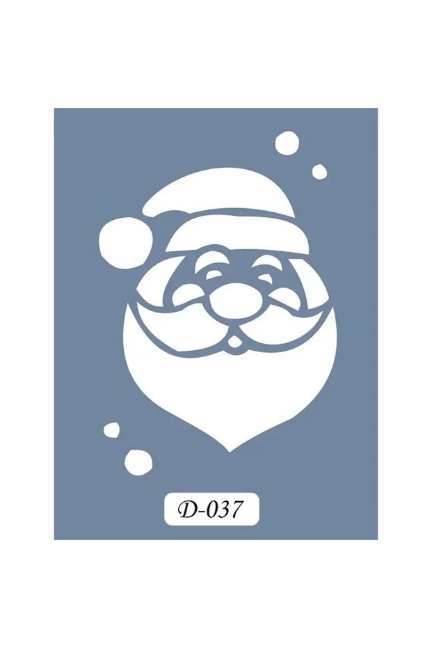 D37 Santa Claus Model D Series Stencil 15x20 cm