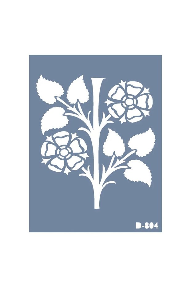 D804، قالب تصميم زهور، سلسلة D، مقاس 15 × 20 سم.