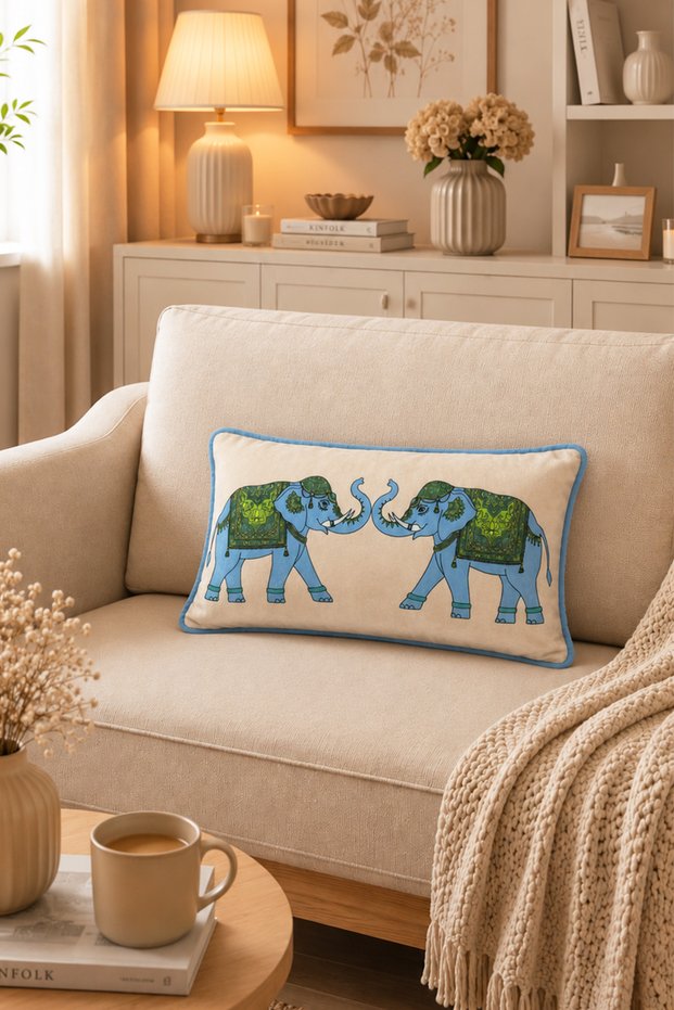 1 Pcs Digital Printed Decorative Double Sided Colorful Pattern Throw Pillow Cover 30X50 cm