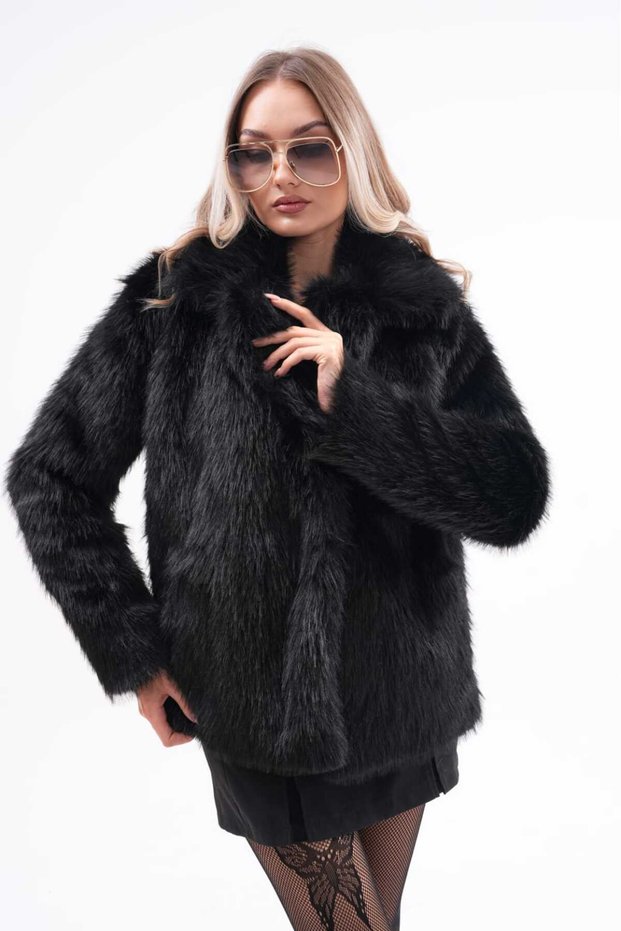 Jacket with Fur Collar
