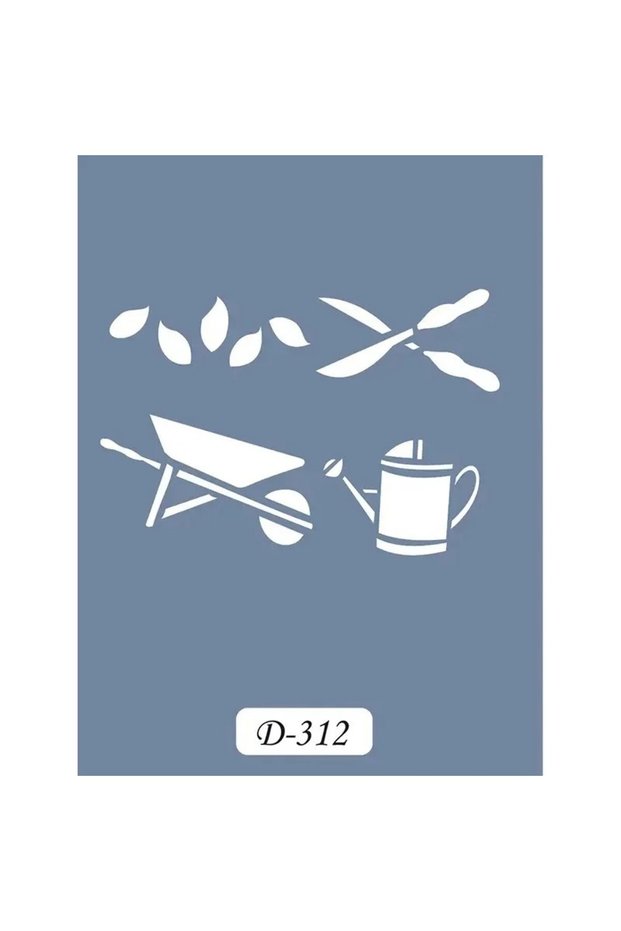 D312 Garden Model D Series Stencil 15x20 cm