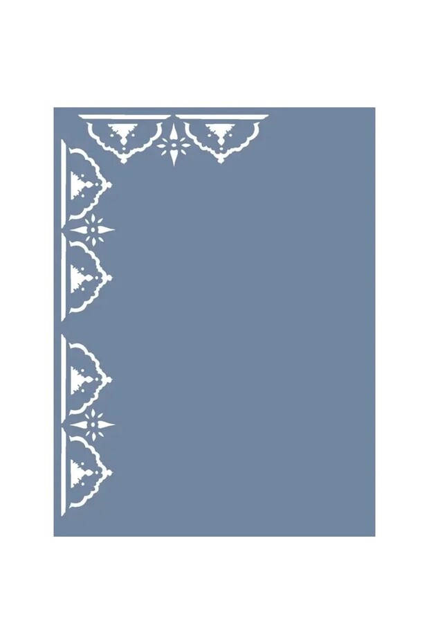 D107 Corner Curb Model D Series Stencil 15x20 cm