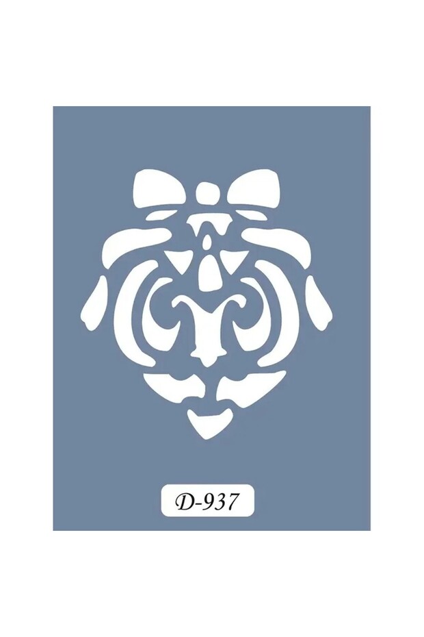 D937 Bow Detail D Series Stencil 15x20 cm