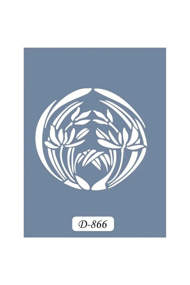 D866، قالب تصميم زهور، سلسلة D، مقاس 15 × 20 سم.