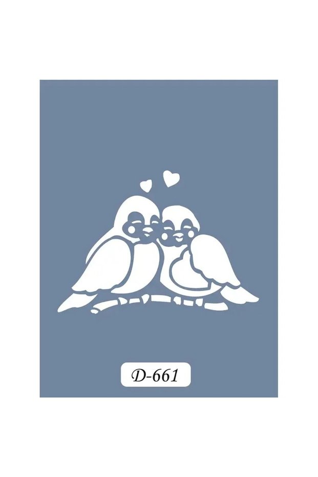 D661 قالب سلسلة D على شكل طائر 15x20 سم
